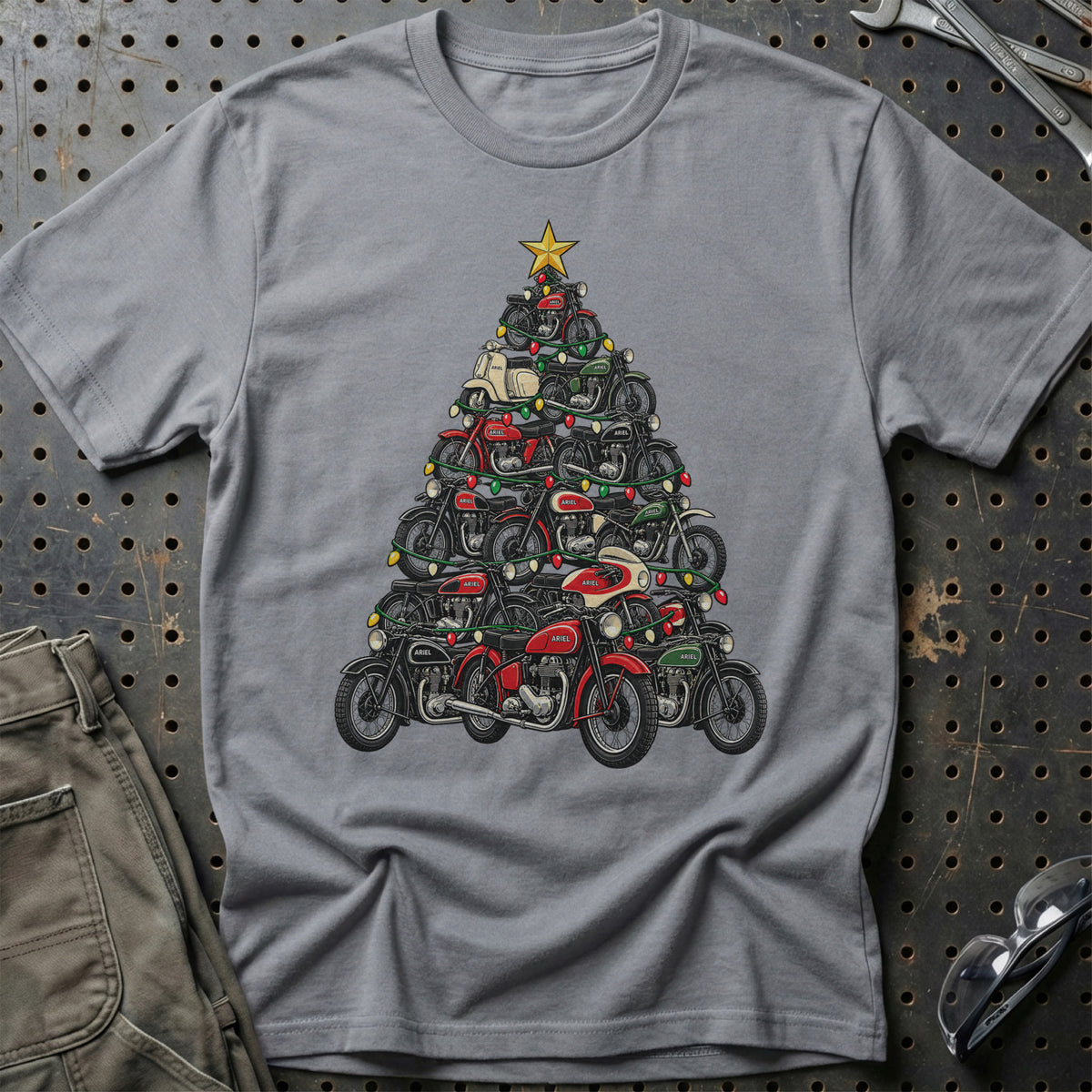 Ariel Juletræ T-Shirt – Grå Sport