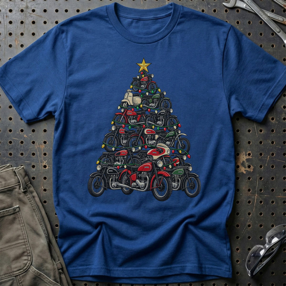Ariel Juletræ T-Shirt – Blå Royal