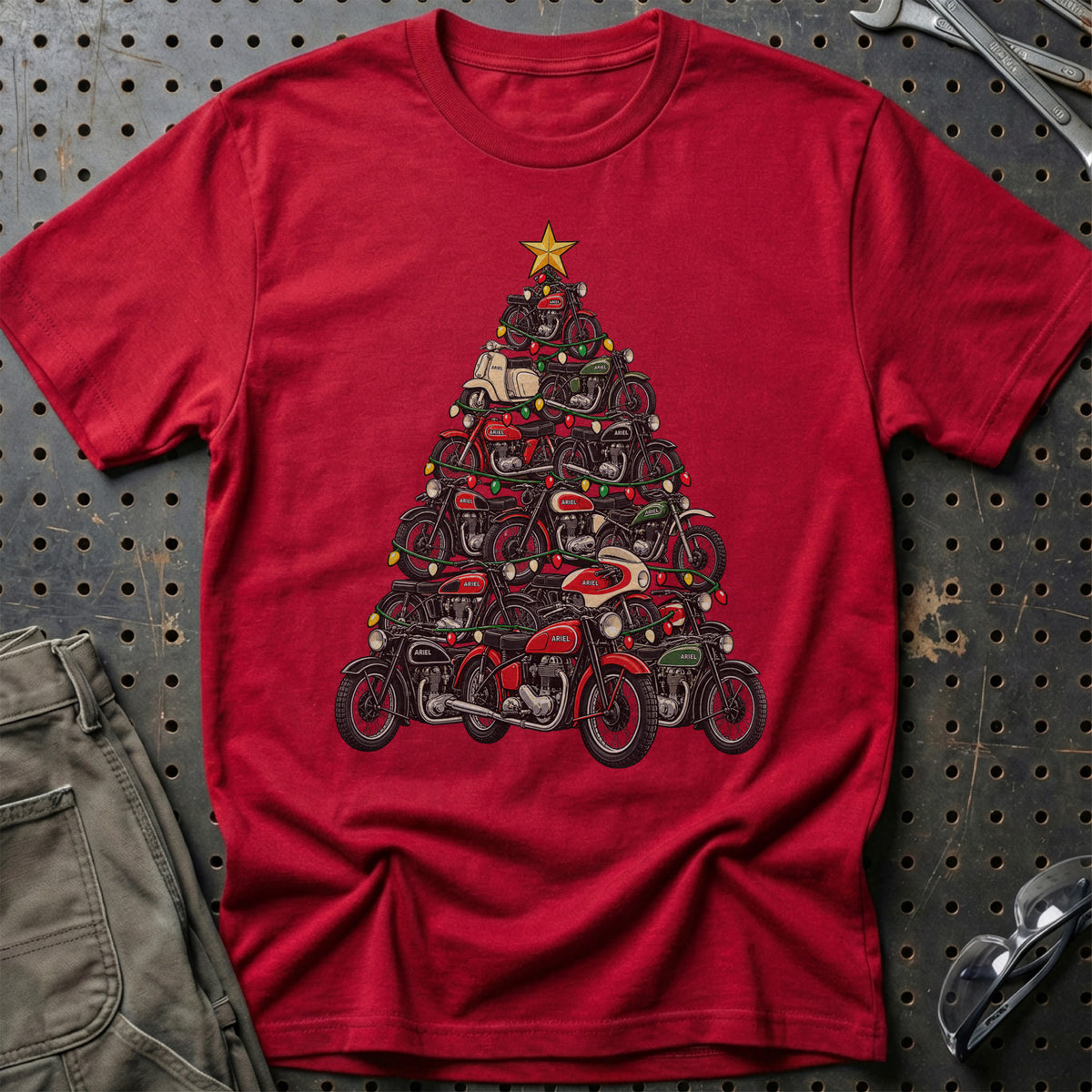 Ariel Juletræ T-Shirt – Rød