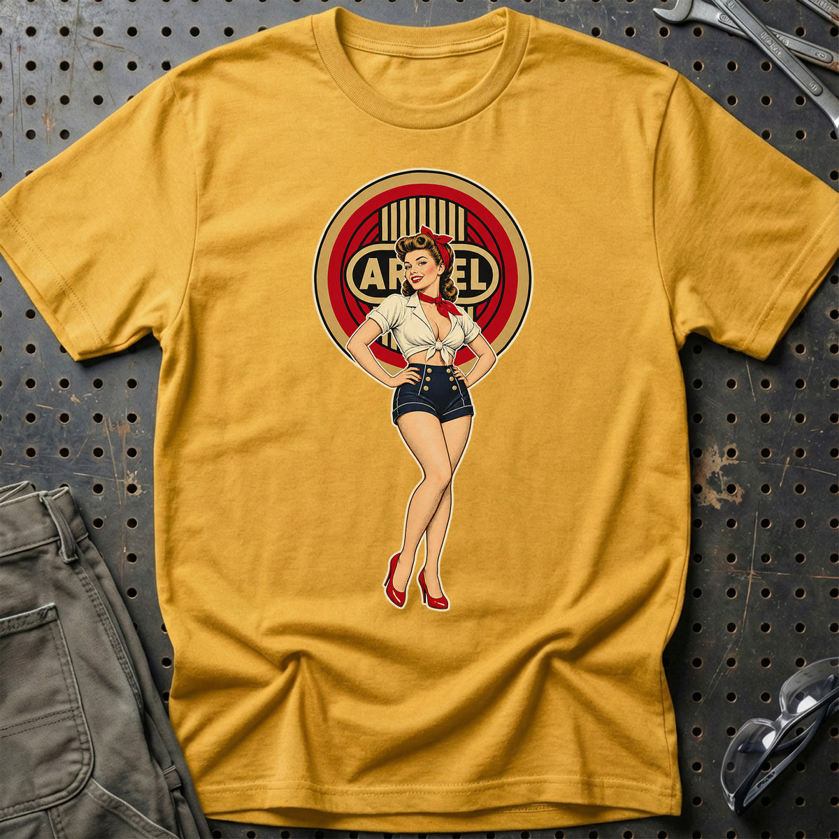 
Produktbillede af Ariel Retro Pinup T-Shirt