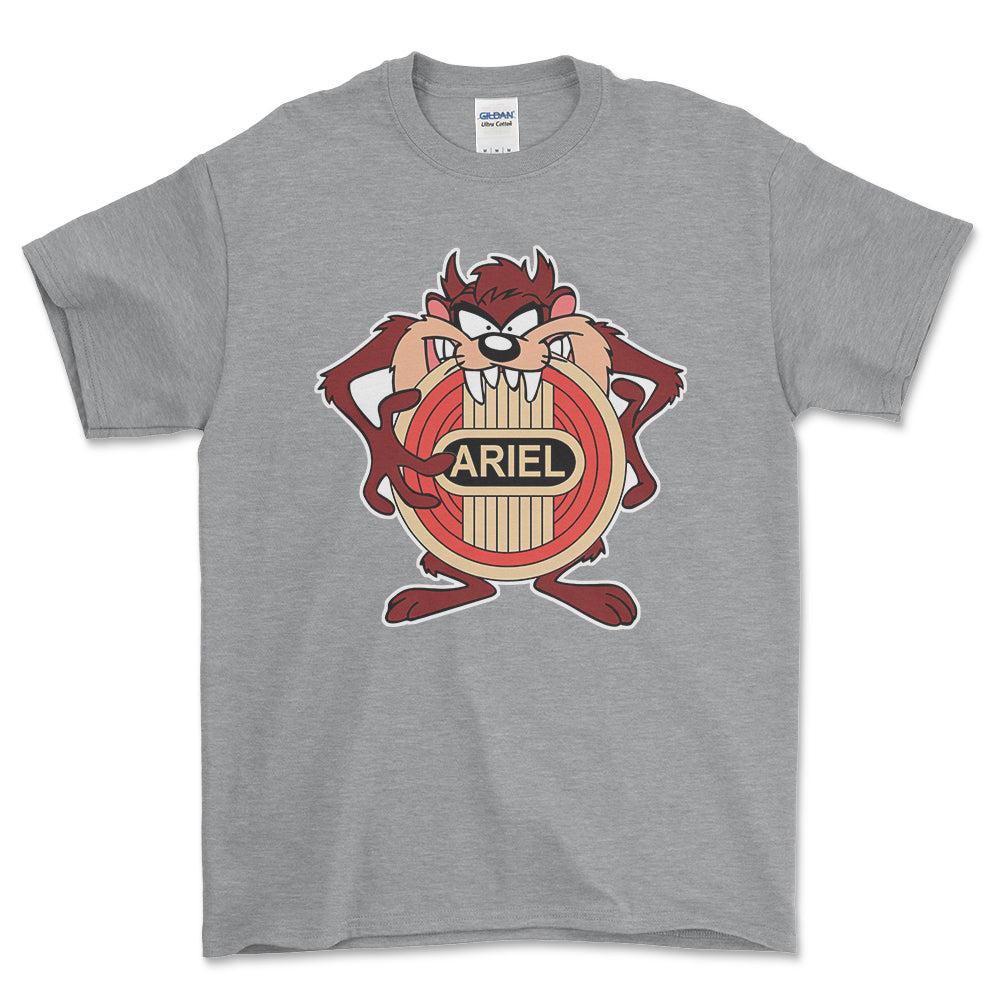 Ariel TAZ Unisex T-Shirt , Bomuld-Beklædning-Ariel-Grå Sport-S-Forside-Garage Culture Shop- garage - man cave - merchandise