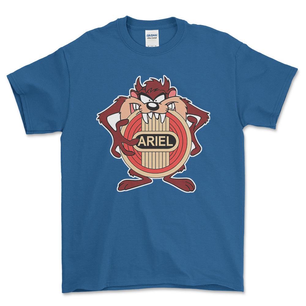 Ariel TAZ Unisex T-Shirt , Bomuld-Beklædning-Ariel-Blå Royal-S-Forside-Garage Culture Shop- garage - man cave - merchandise