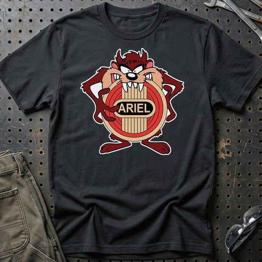 Ariel TAZ Unisex T-Shirt , Bomuld-Beklædning-Ariel-Sort-S-Garage Culture Shop- garage - man cave - merchandise