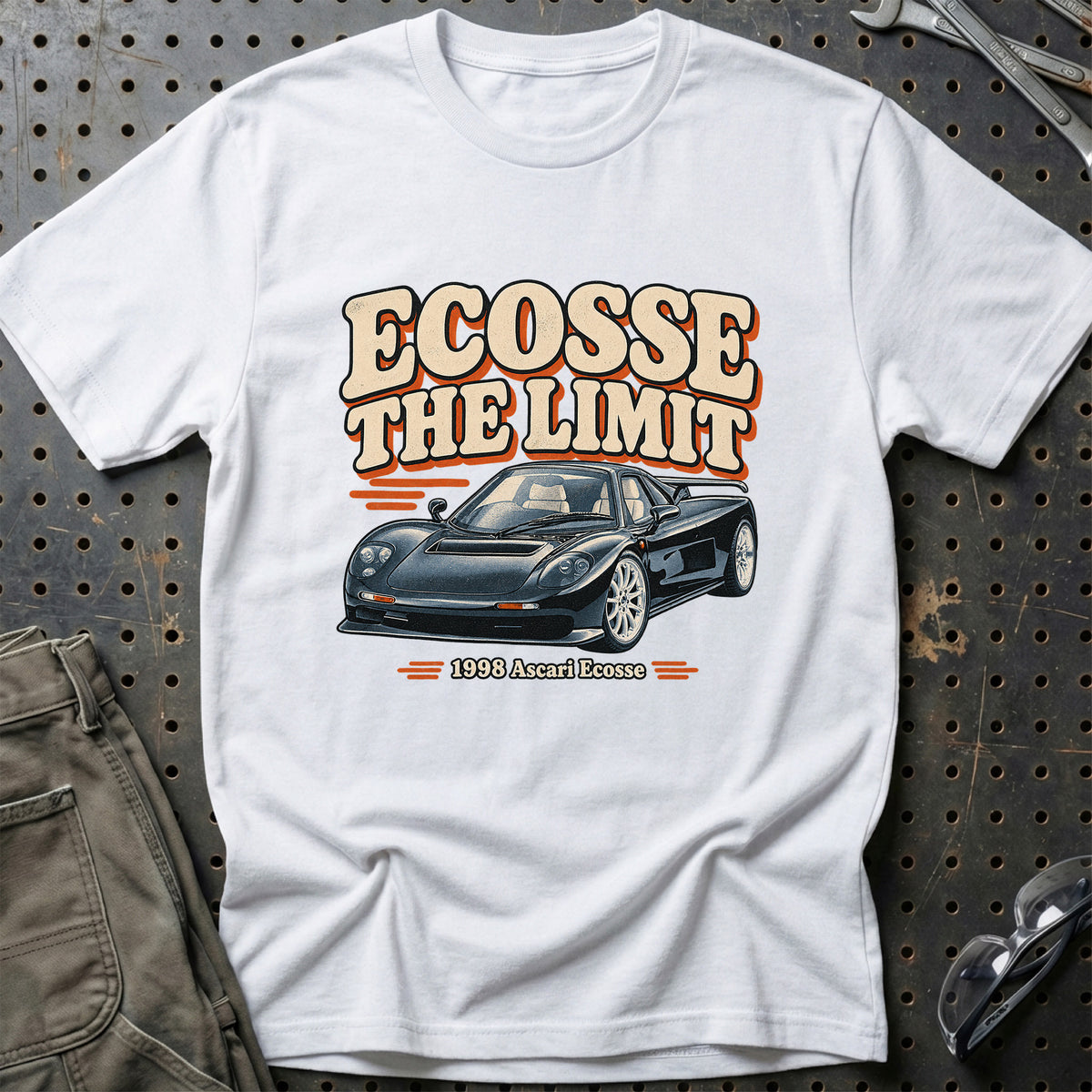 
Ascari Ecosse 1998 – Ecosse the Limit T-Shirt – Hvid
