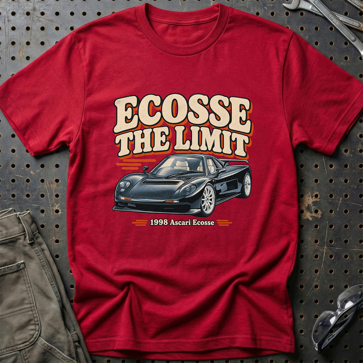 
Ascari Ecosse 1998 – Ecosse the Limit T-Shirt – Rød