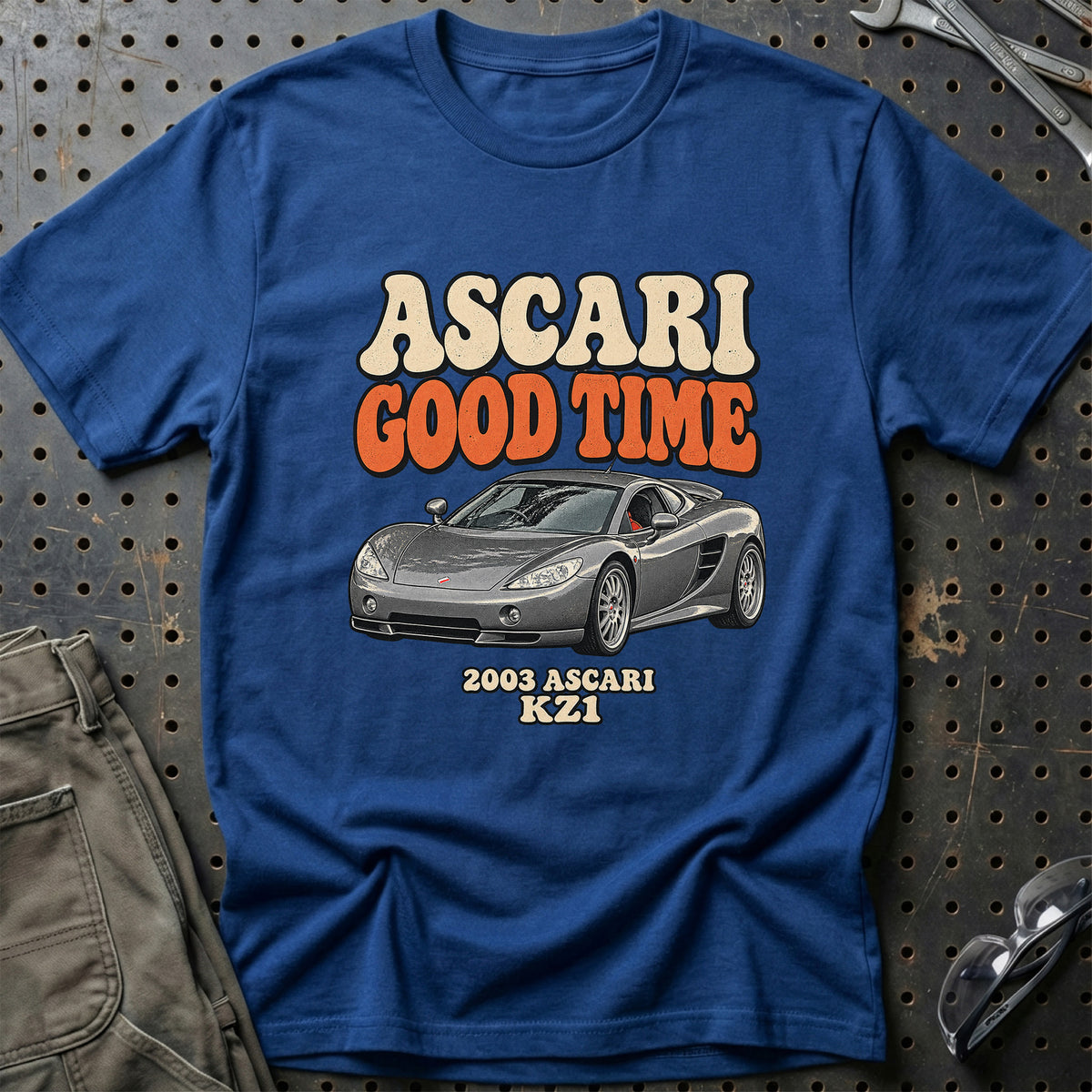 
Ascari KZ1 2003 – Ascari Good Time T-Shirt – Blå Royal