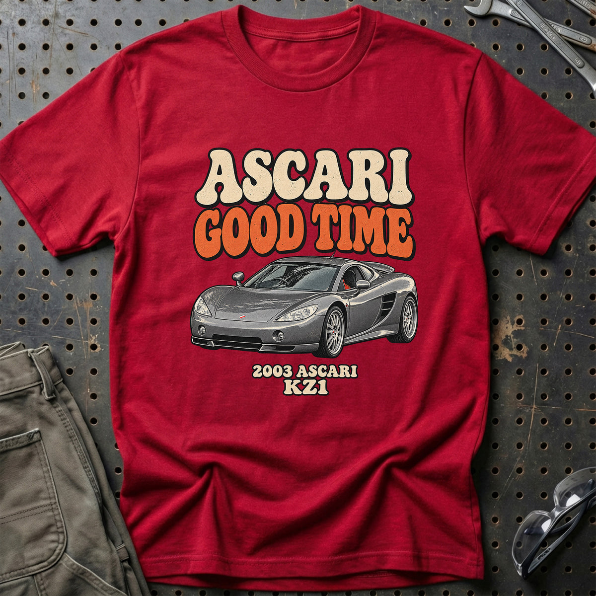 
Ascari KZ1 2003 – Ascari Good Time T-Shirt – Rød