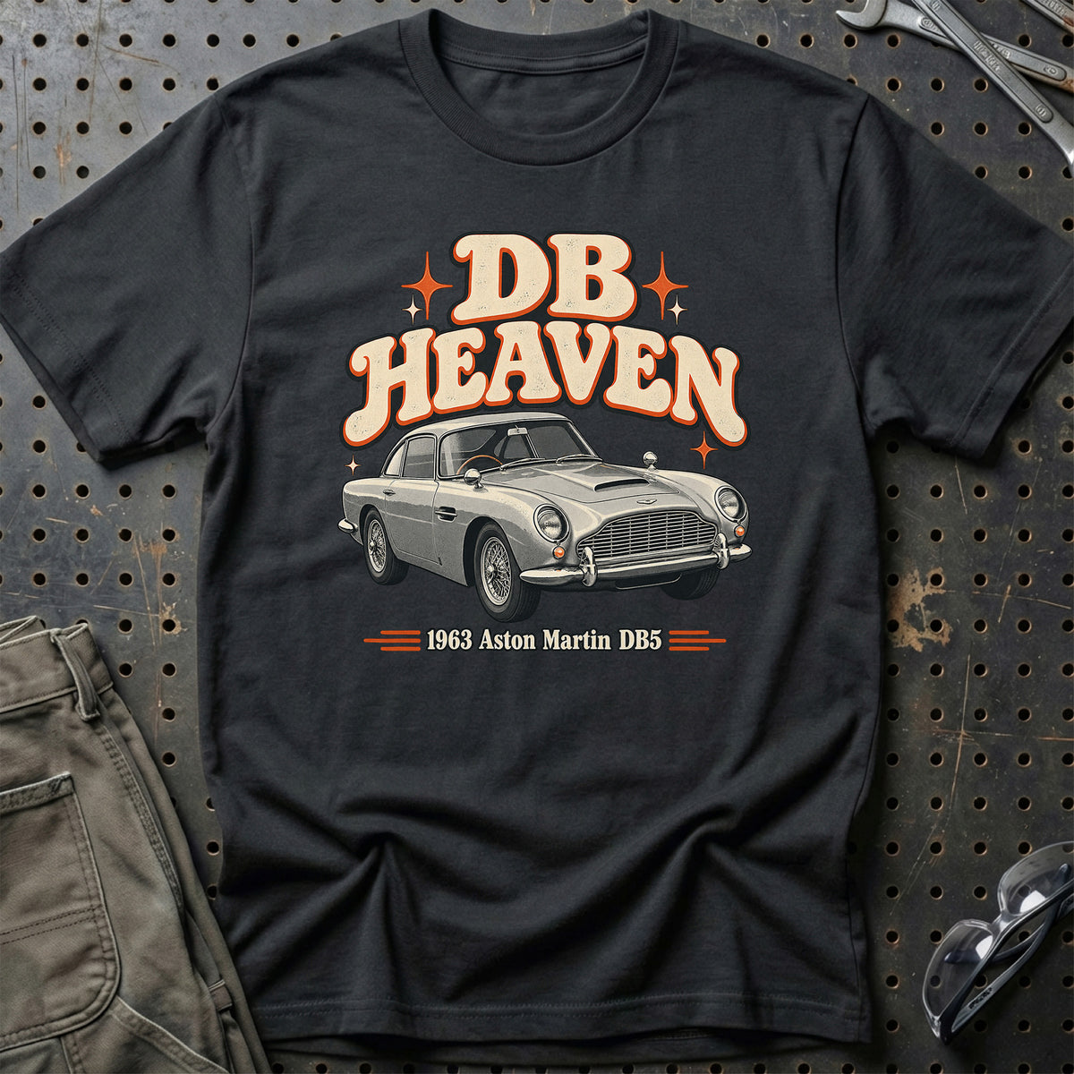 
Aston Martin DB5 1963 – DB Heaven T-Shirt – Sort