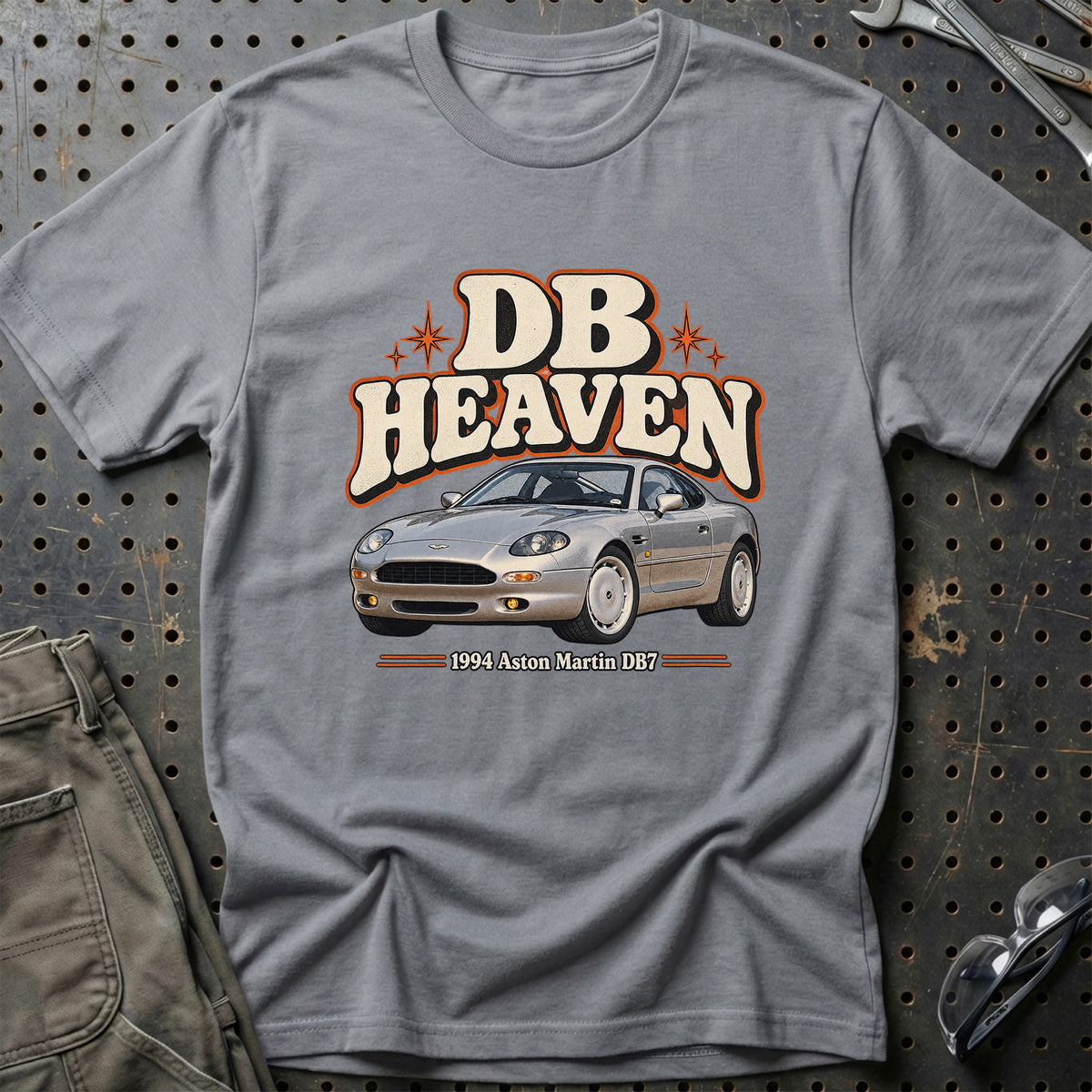 
Aston Martin DB7 1994 – DB Heaven T-Shirt – Grå Sport