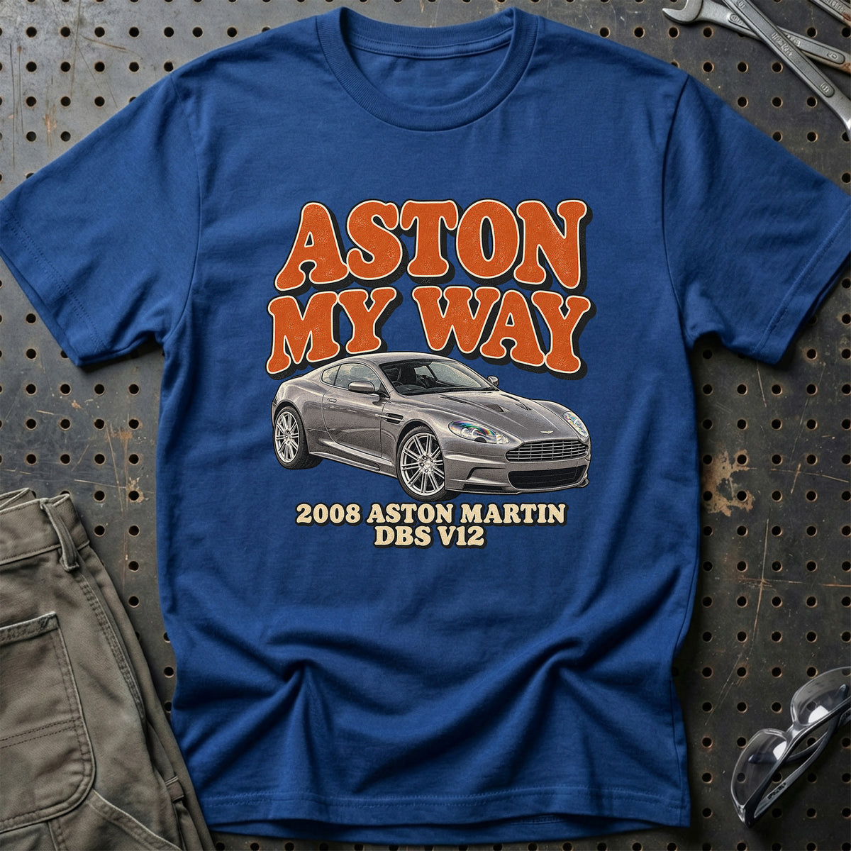 
Aston Martin DBS V12 2008 – Aston My Way T-Shirt – Blå Royal
