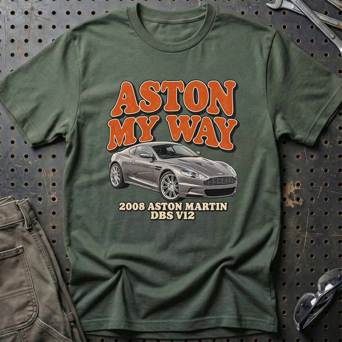 
Aston Martin DBS V12 2008 – Aston My Way T-Shirt – Grøn Militær