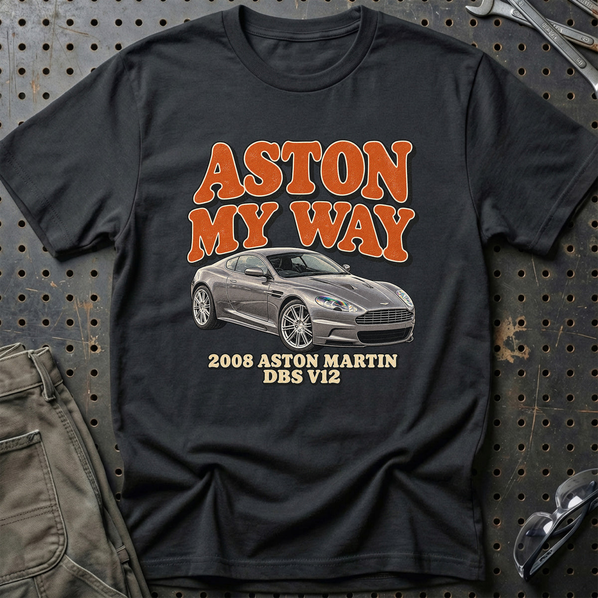 
Aston Martin DBS V12 2008 – Aston My Way T-Shirt – Sort