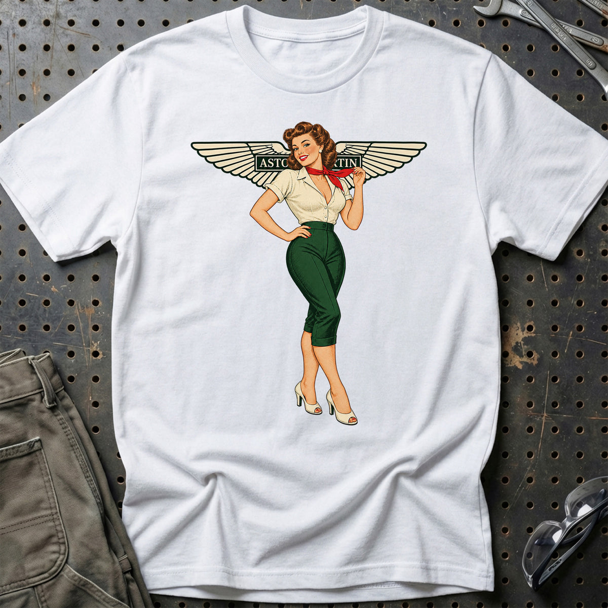 
Produktbillede af Aston Martin Retro Pinup T-Shirt