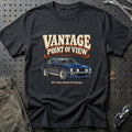 
Aston Martin V8 Vantage 1977 – Vantage Point of View T-Shirt – Sort