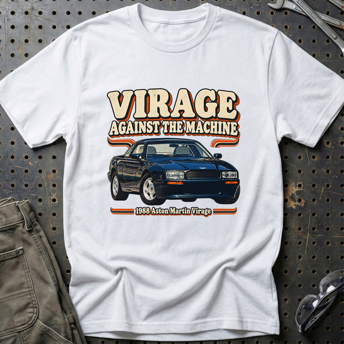 
Aston Martin Virage 1988 – Virage Against the Machine T-Shirt – Hvid