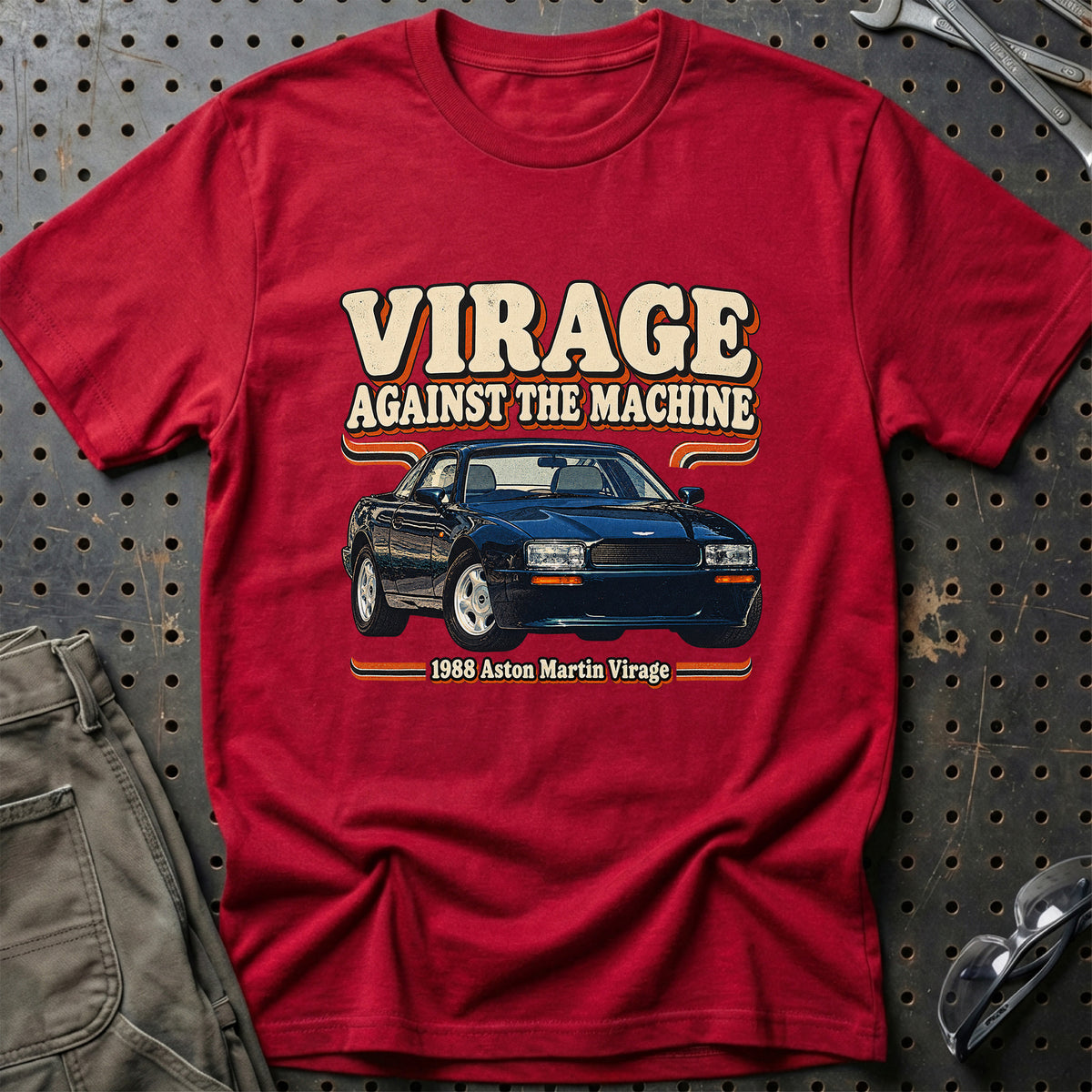 
Aston Martin Virage 1988 – Virage Against the Machine T-Shirt – Rød