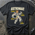 Astronaut – Anatomi T-Shirt-Beklædning-Garage Culture-Sort-S-Garage Culture Shop- garage - man cave - merchandise