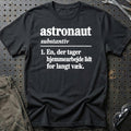 
Astronaut – Definition T-Shirt – Sort
