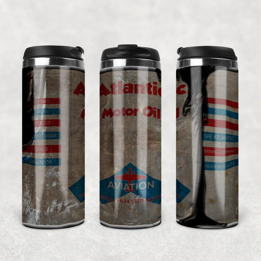 Atlantic Motor Oil Termokrus Tumbler Rustfrit Stål-Krus-Motorolie-Garage Culture Shop- garage - man cave - merchandise