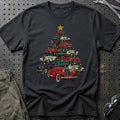 Auburn Juletræ T-Shirt-Beklædning-Auburn-Sort-S-Garage Culture Shop- garage - man cave - merchandise