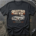 
Audi Quattro 1980 – Quattro the Win T-Shirt – Sort