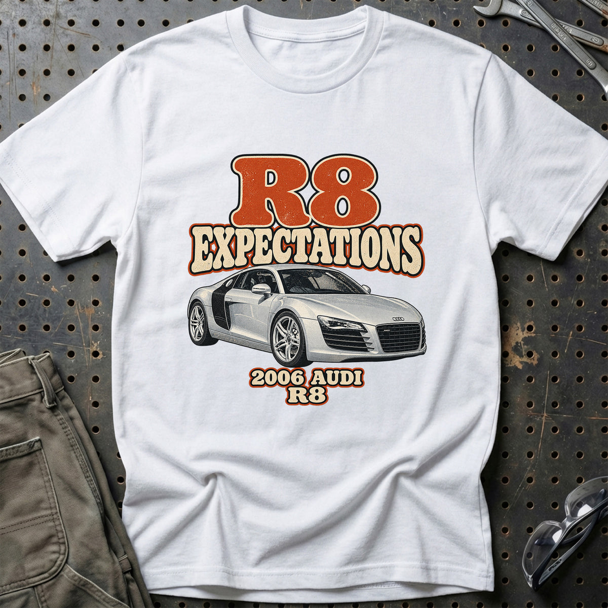 
Audi R8 2006 – R8 Expectations T-Shirt – Hvid
