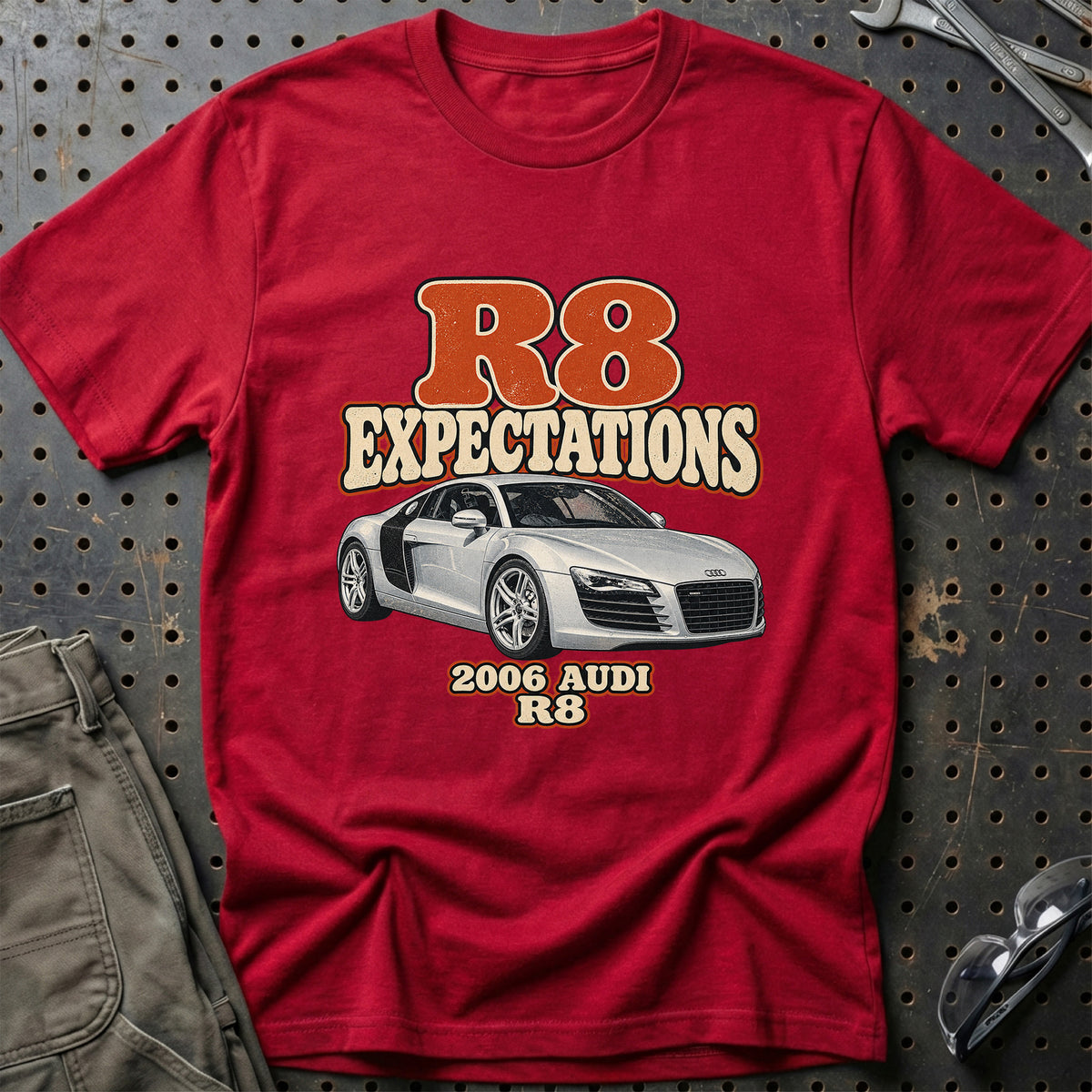 
Audi R8 2006 – R8 Expectations T-Shirt – Rød