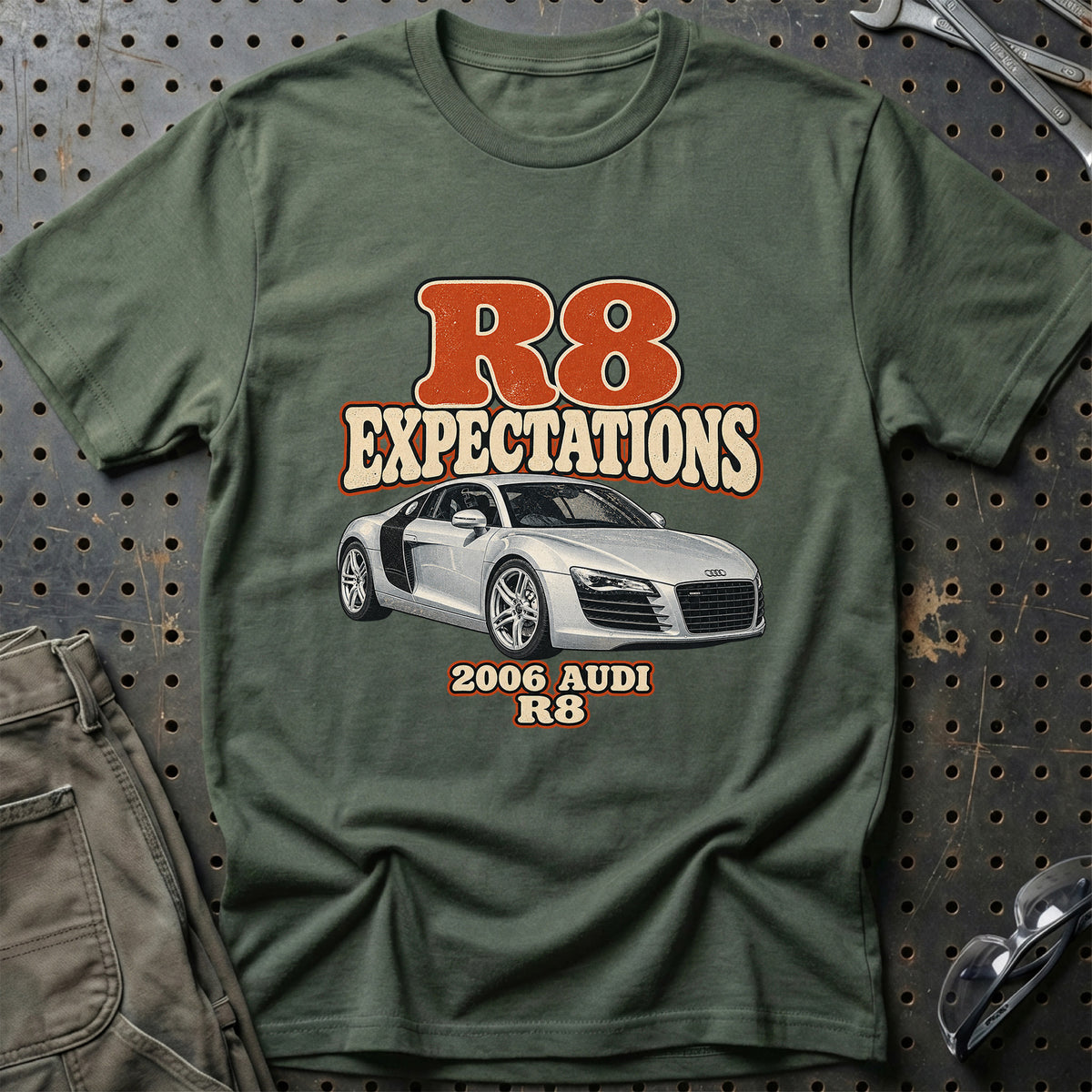 
Audi R8 2006 – R8 Expectations T-Shirt – Grøn Militær