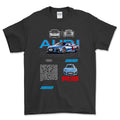 Audi R8 T-Shirt-Beklædning-Audi-Sort-S-Garage Culture Shop- garage - man cave - merchandise