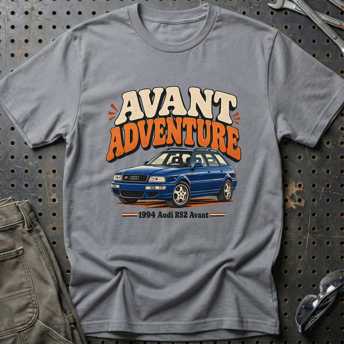 
Audi RS2 Avant 1994 – Avant Adventure T-Shirt – Grå Sport