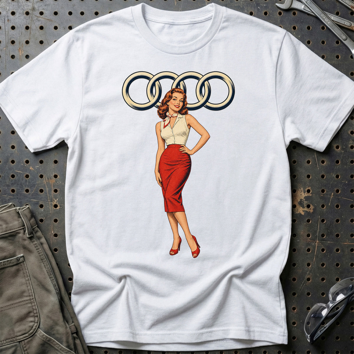 
Produktbillede af Audi Retro Pinup T-Shirt