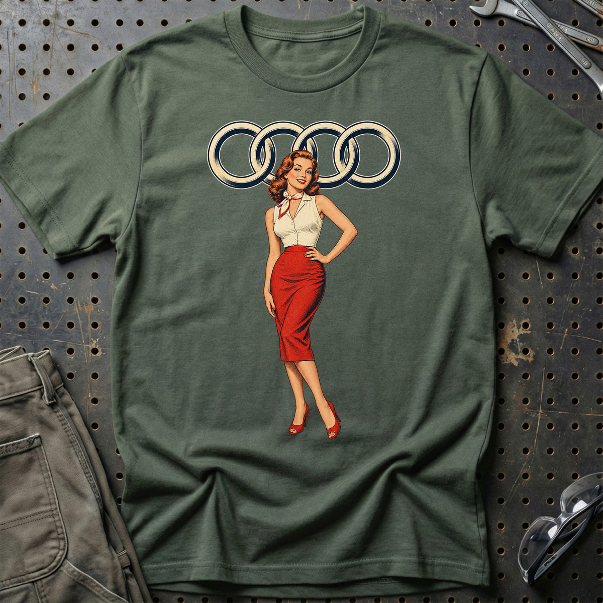 
Produktbillede af Audi Retro Pinup T-Shirt