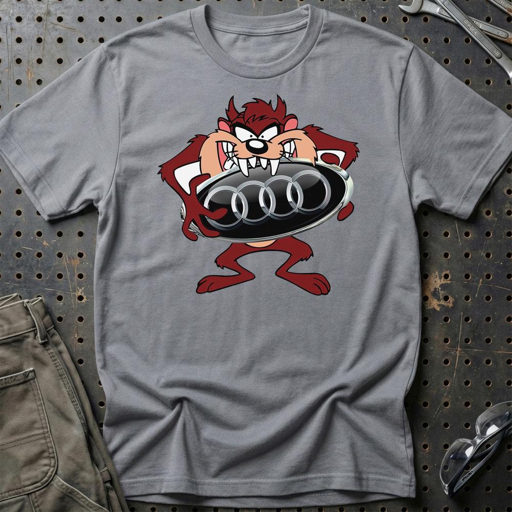 Audi TAZ T-Shirt-Beklædning-Audi-Grå Sport-S-Garage Culture Shop- garage - man cave - merchandise
