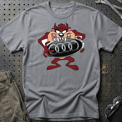 Audi TAZ Unisex T-Shirt , Bomuld-Beklædning-Audi-Grå Sport-S-Garage Culture Shop- garage - man cave - merchandise