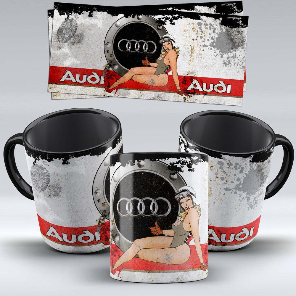 Audi "To Toner" Vintage Keramisk Krus-Krus-Audi-Garage Culture Shop- garage - man cave - merchandise