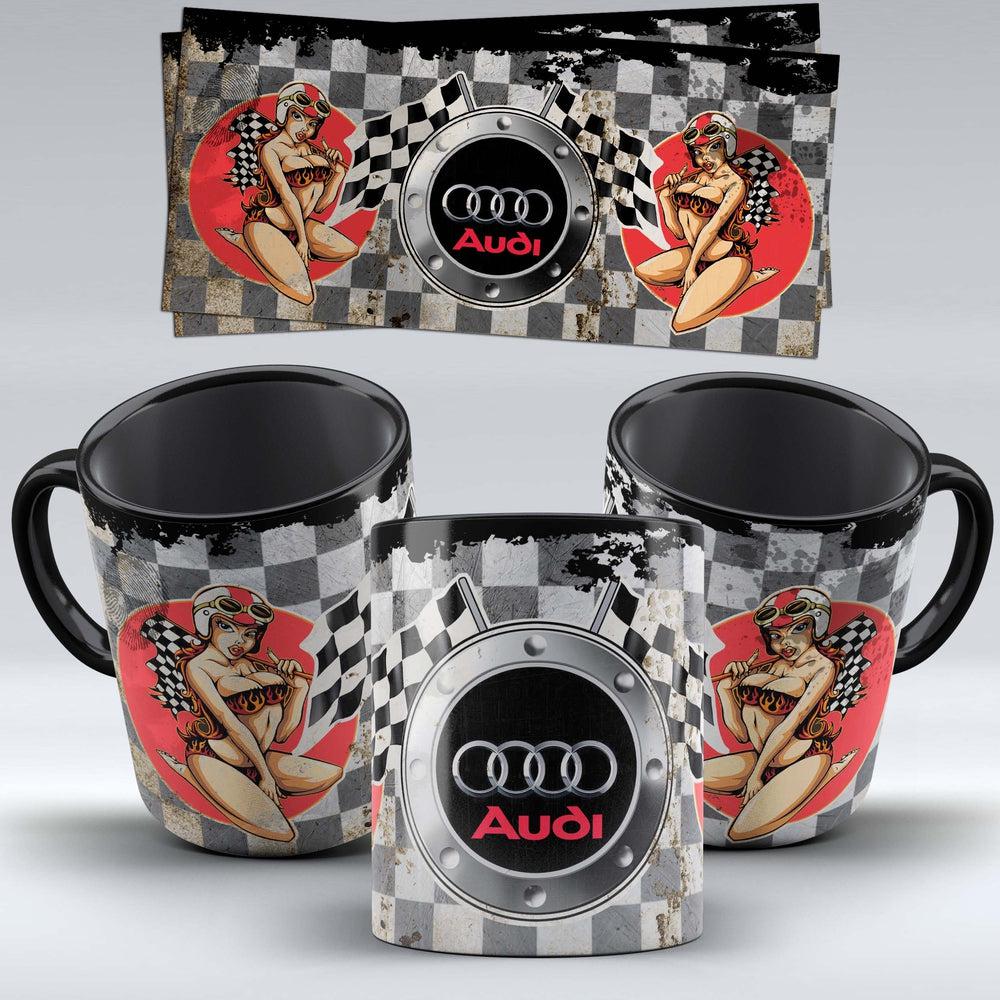 Audi "To Toner" Vintage Keramisk Krus-Krus-Audi-Garage Culture Shop- garage - man cave - merchandise