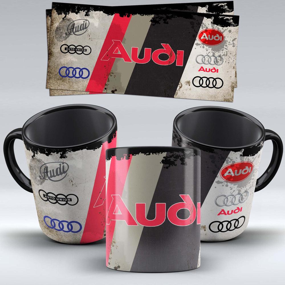 Audi "To Toner" Vintage Keramisk Krus-Krus-Audi-Garage Culture Shop- garage - man cave - merchandise