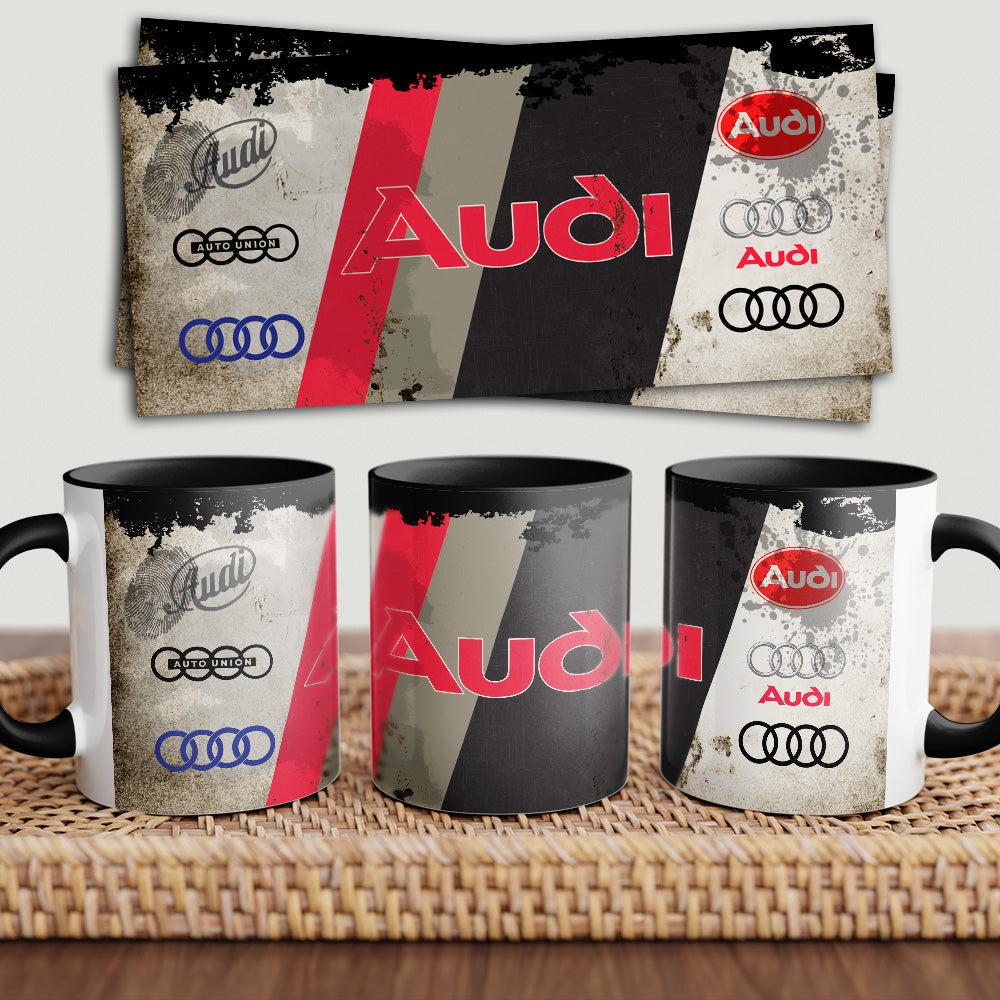 Audi "To Toner" Vintage Keramisk Krus-Krus-Audi-Garage Culture Shop- garage - man cave - merchandise