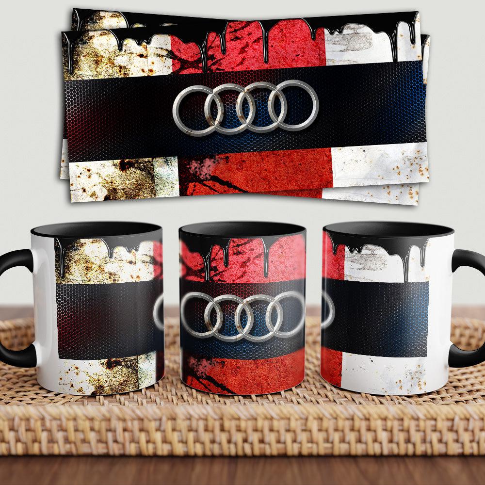 Audi "To Toner" Vintage Keramisk Krus-Krus-Audi-Garage Culture Shop- garage - man cave - merchandise