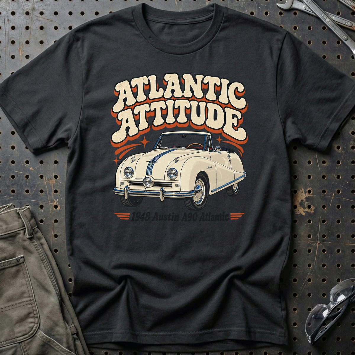 
Austin A90 Atlantic 1948 – Atlantic Attitude T-Shirt – Sort