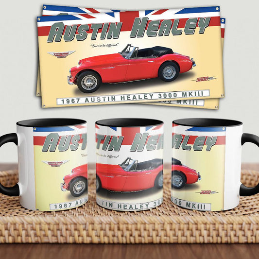 Austin Healey "To Toner" Vintage Keramisk Krus-Krus-Austin Healey-Garage Culture Shop- garage - man cave - merchandise