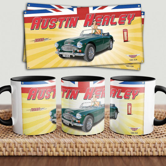Austin Healey "To Toner" Vintage Keramisk Krus-Krus-Austin Healey-Garage Culture Shop- garage - man cave - merchandise