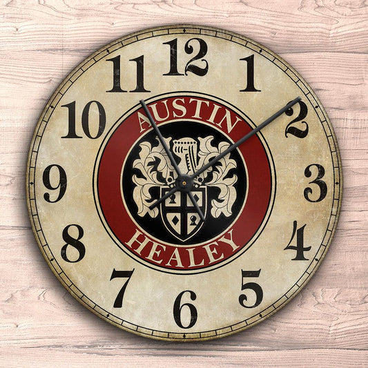 Austin Healey Vægur Rundt-Clock-Austin Healey-Garage Culture Shop- garage - man cave - merchandise