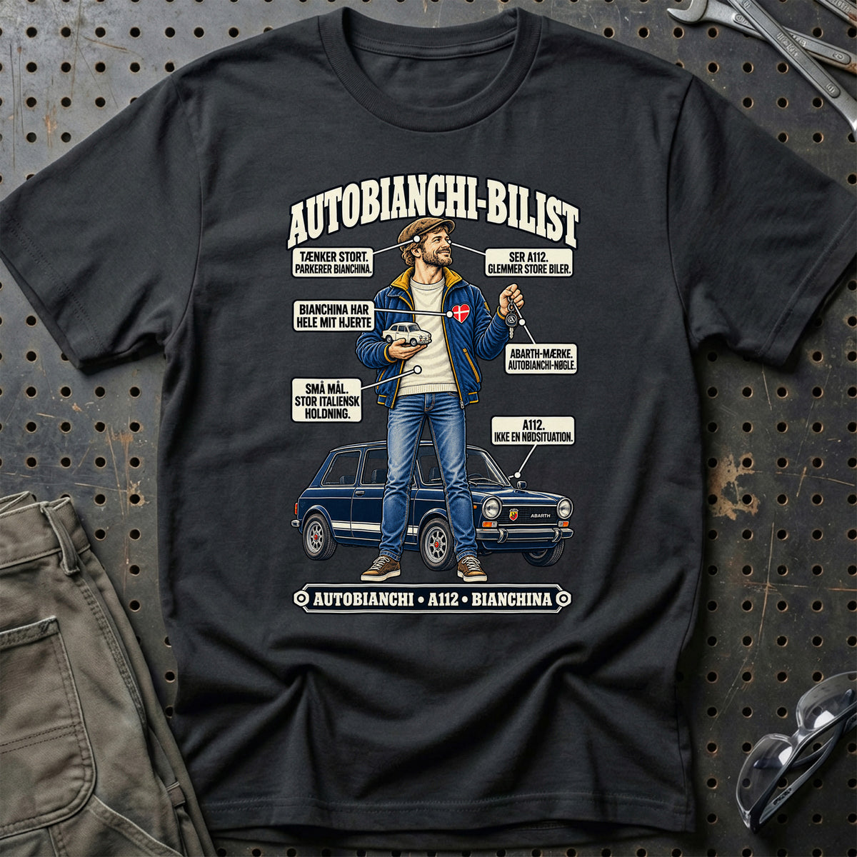 
Autobianchi-Bilist T-Shirt – Sort