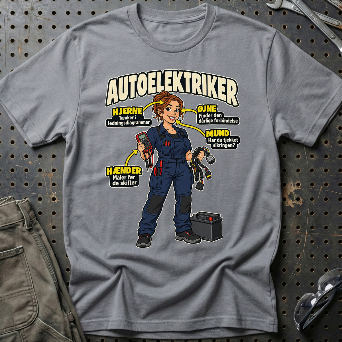 
Produktbillede af Autoelektriker – Anatomi T-Shirt