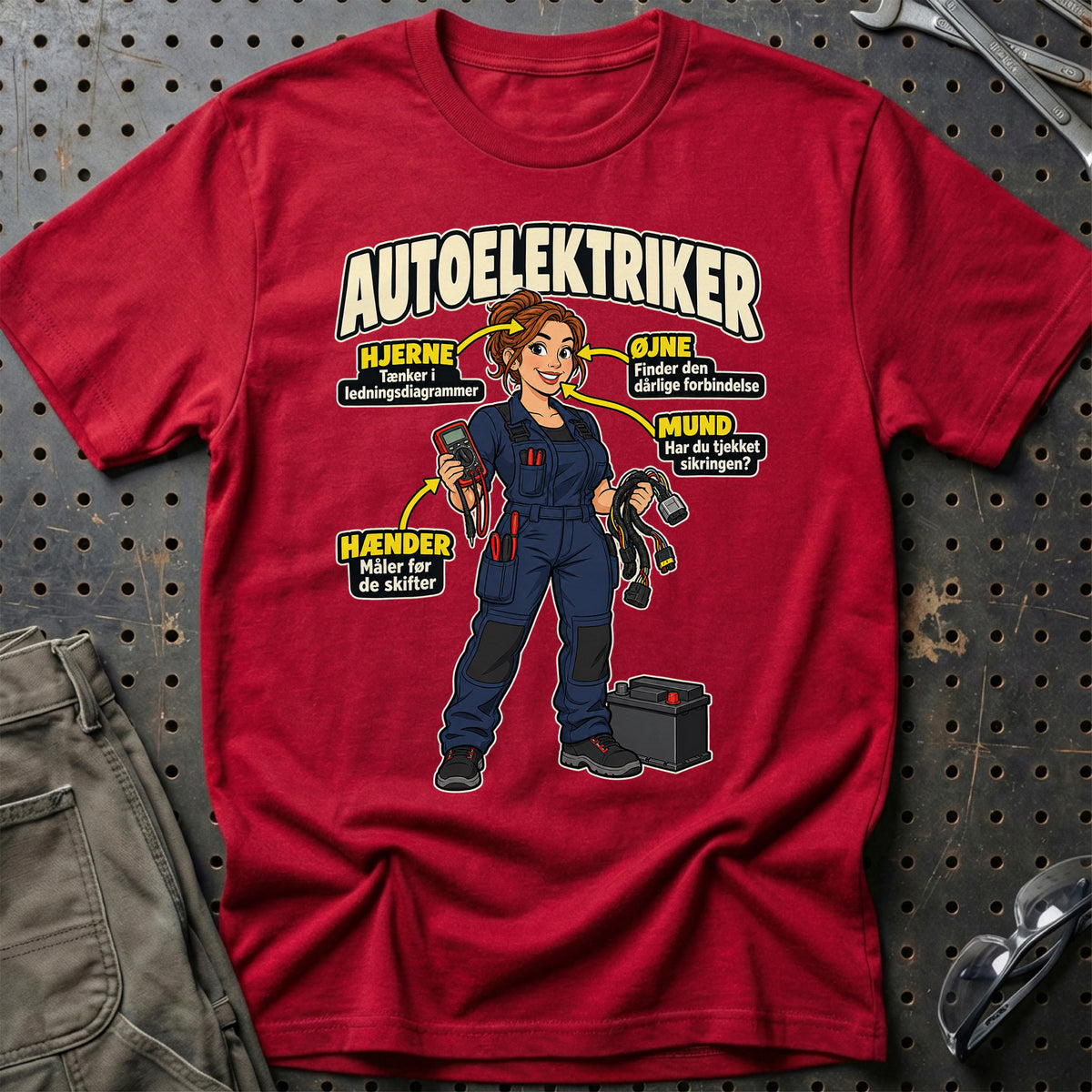 
Produktbillede af Autoelektriker – Anatomi T-Shirt