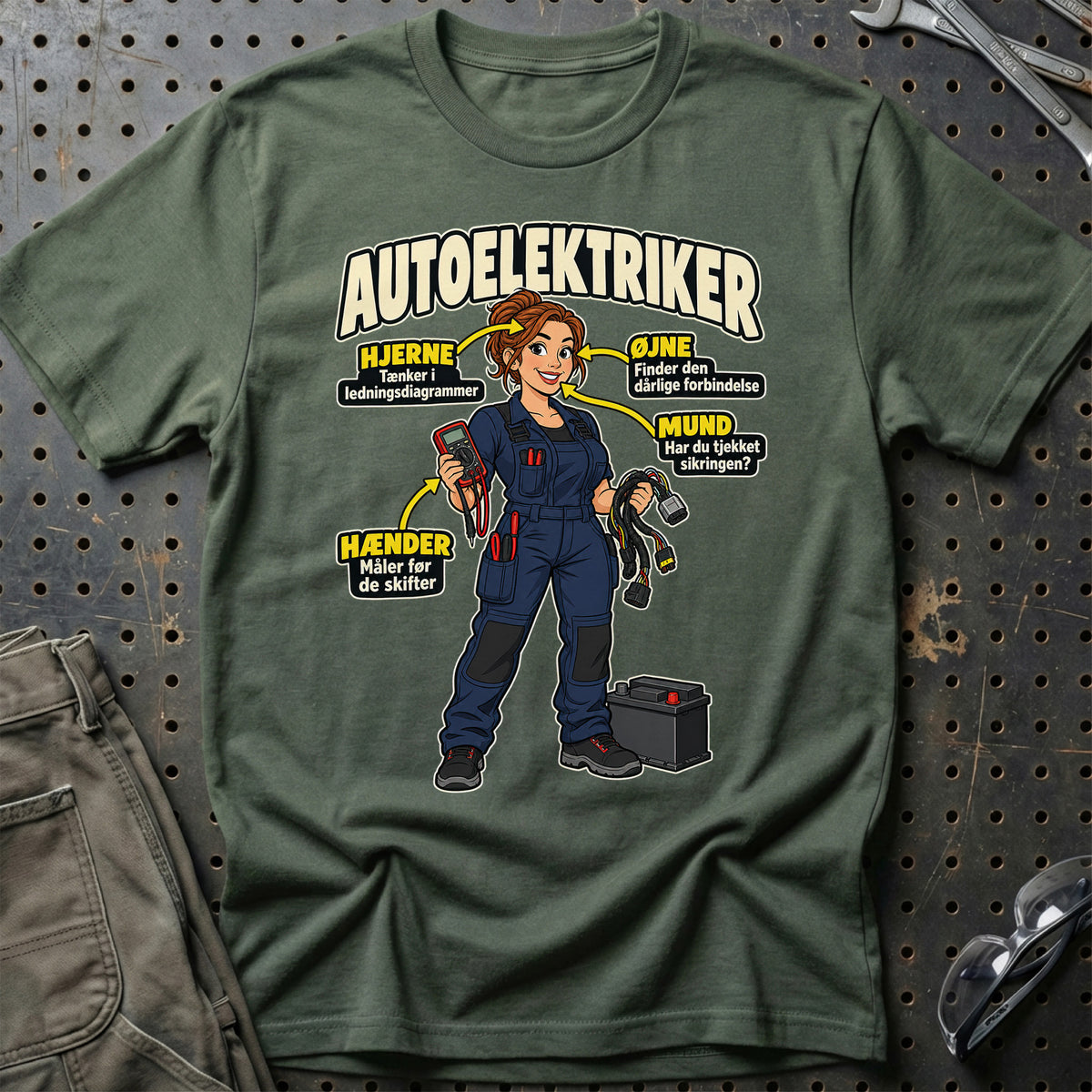 
Produktbillede af Autoelektriker – Anatomi T-Shirt