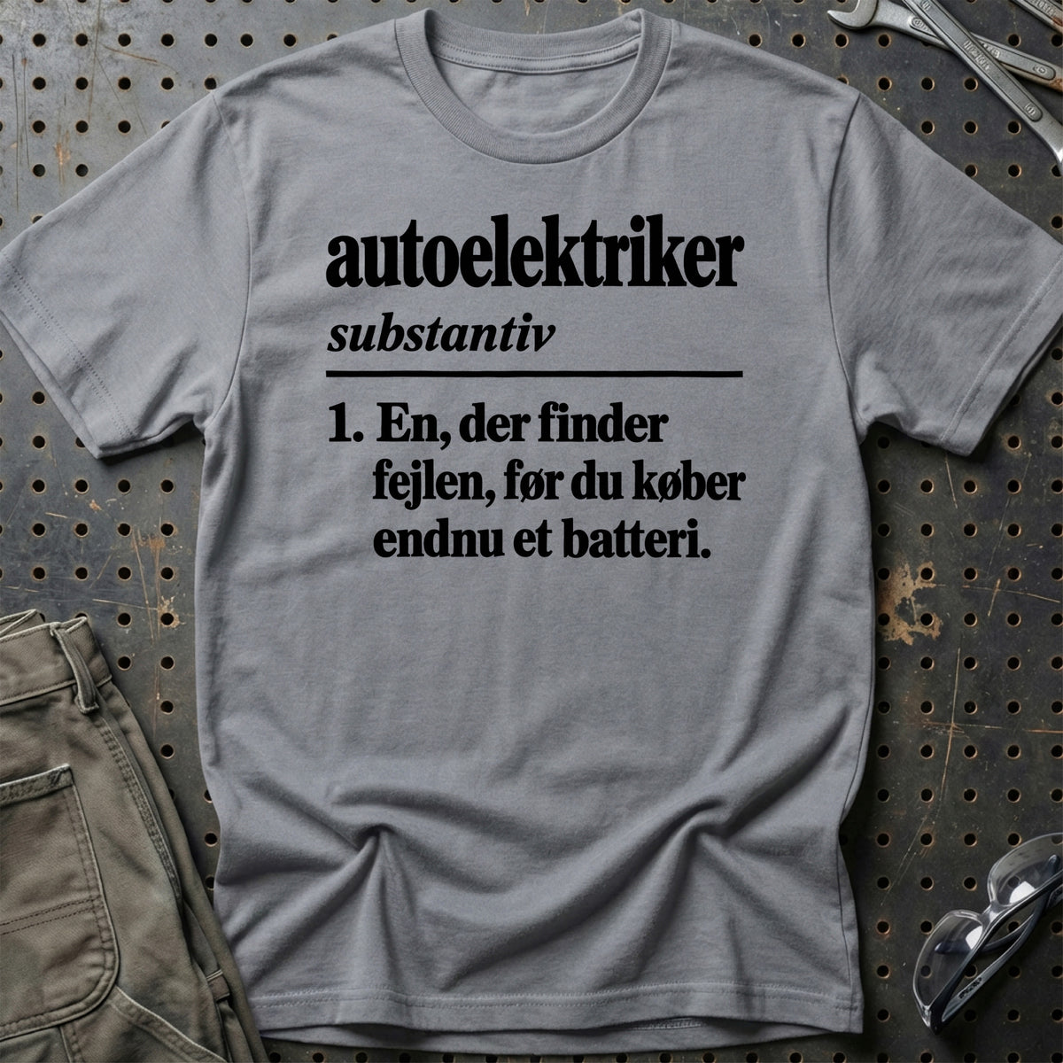 
Autoelektriker – Definition T-Shirt – Grå Sport