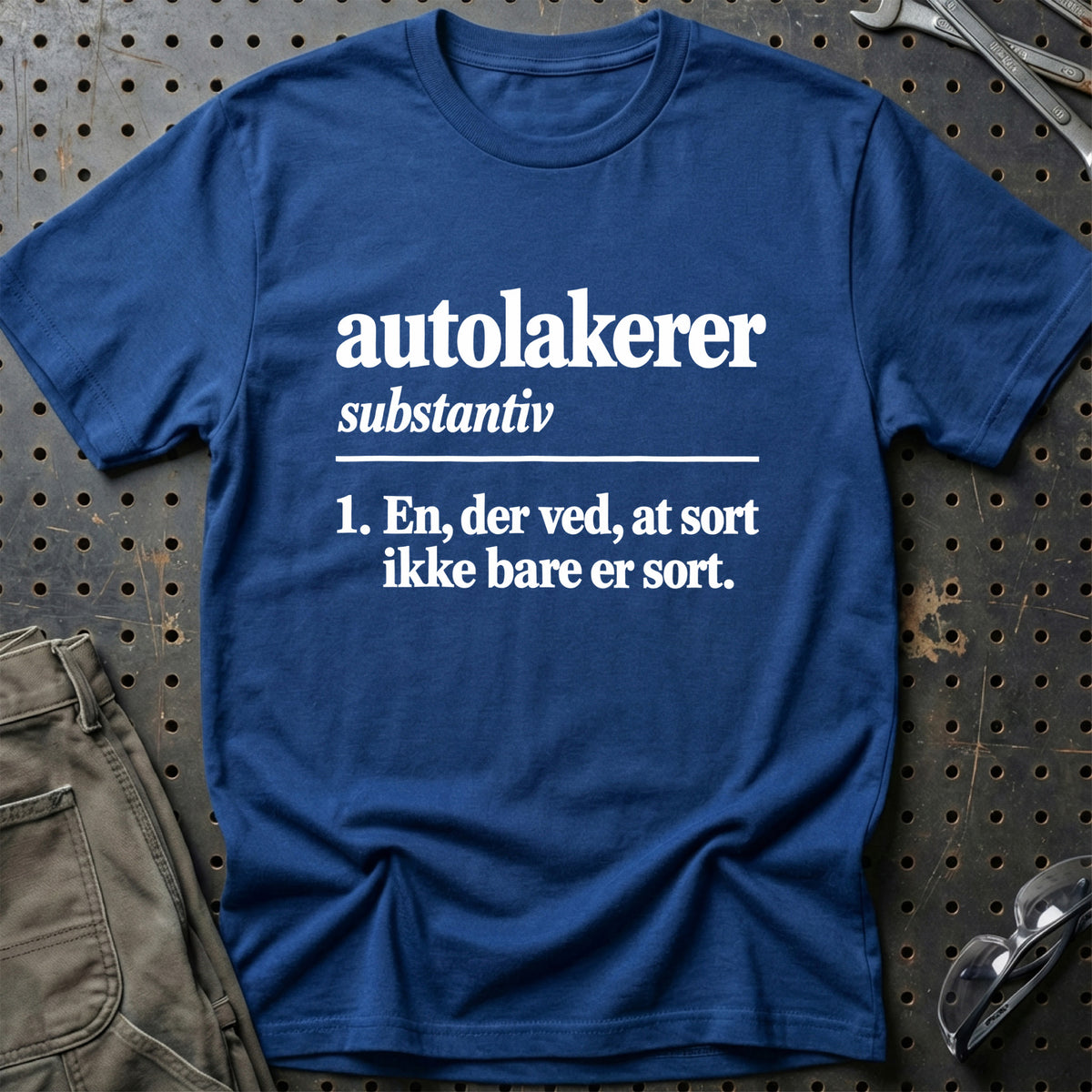 
Autolakerer – Definition T-Shirt – Blå Royal