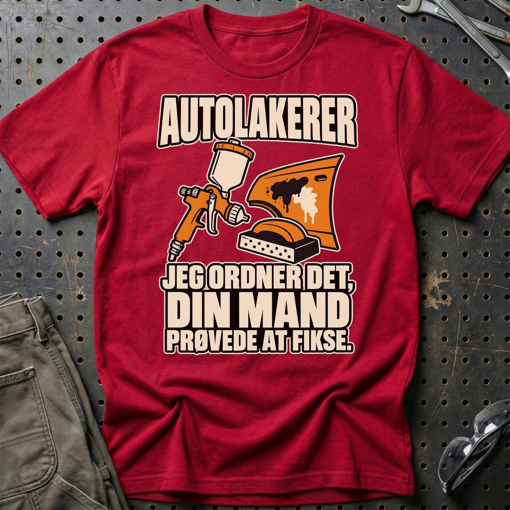 
Produktbillede af Autolakerer – Jeg Ordner Det, Din Mand Prøvede At Fikse T-Shirt